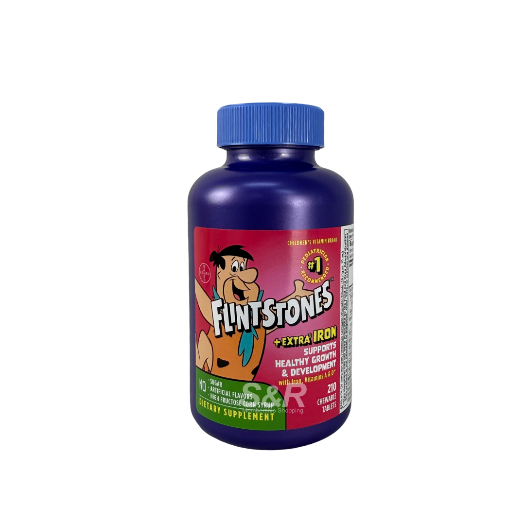 Flinstones Multivitamins + Iron Supplement 210 tablets